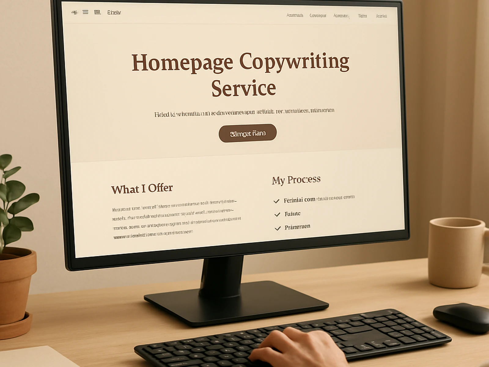Homepage & Hero Copy